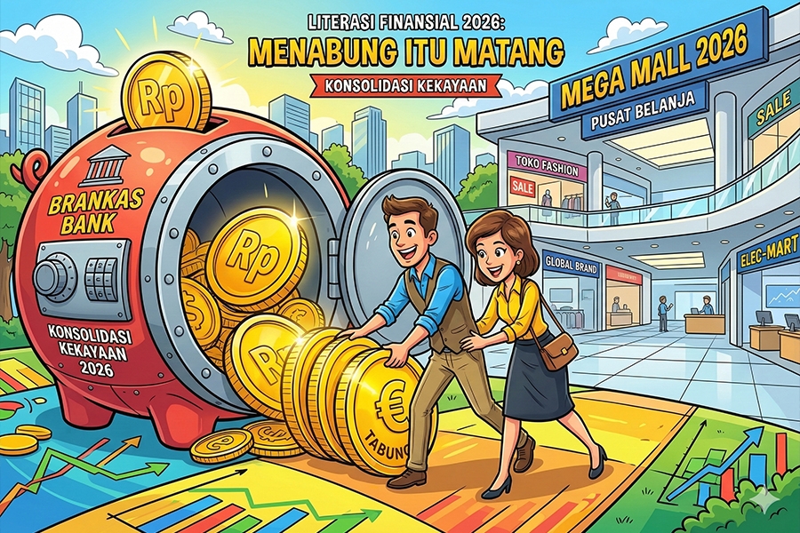 Anomali Konsumsi 2026: Porsi Belanja Sentuh Titik Terendah, Masyarakat Pilih Menabung