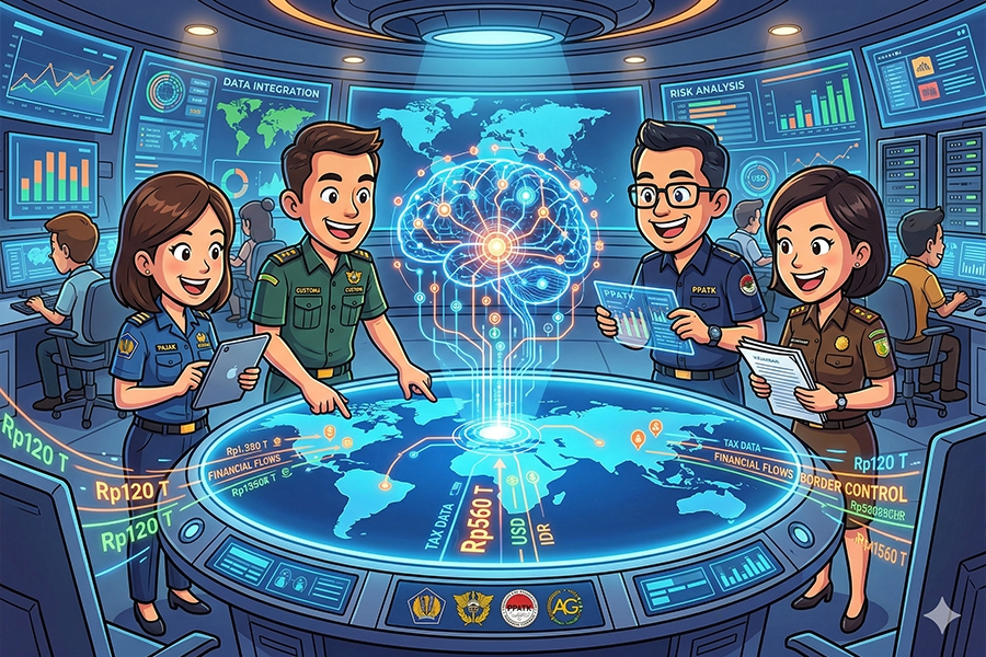 Arsitektur Penerimaan Pajak 2026: Strategi Ekstraksi Rp560 Triliun, Audit Lintas Lembaga, dan Empat Pilar Ketahanan Fiskal