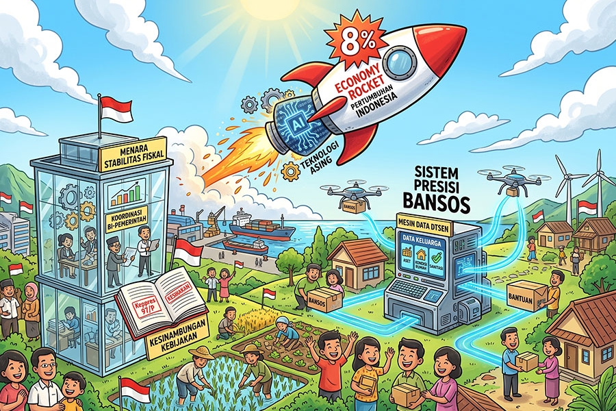 Dari Pergantian Menkeu hingga Target Ekonomi 8%: Bagaimana Arah Pasar Keuangan dan Bansos?&rdquo;
