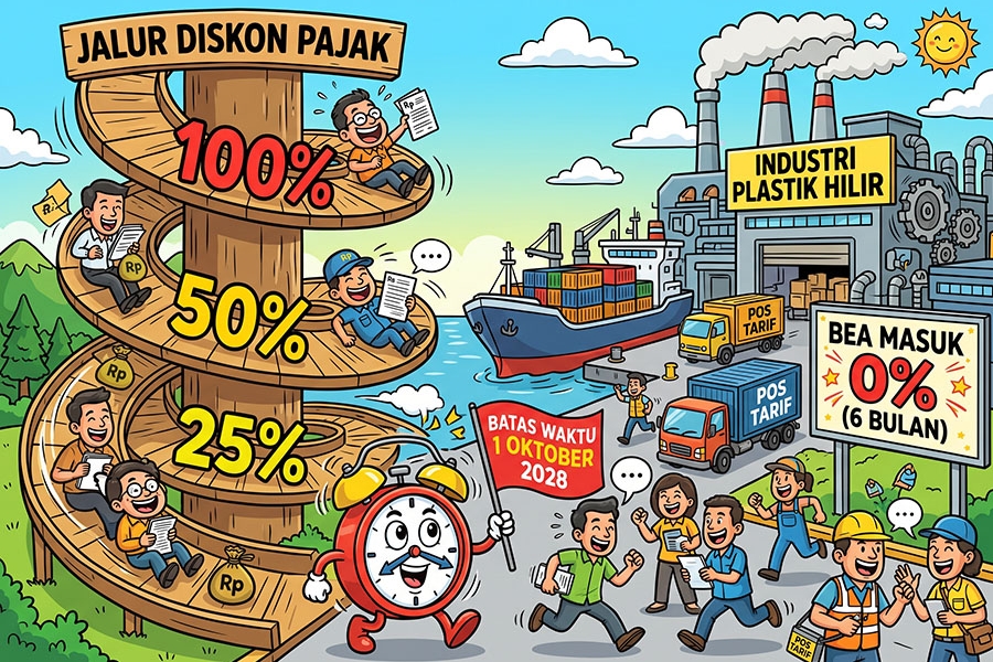 Insentif Bea Masuk Impor Nol Persen dan Pemutihan Denda Pajak: Cara Pemerintah Perkuat Daya Saing Industri Hilir