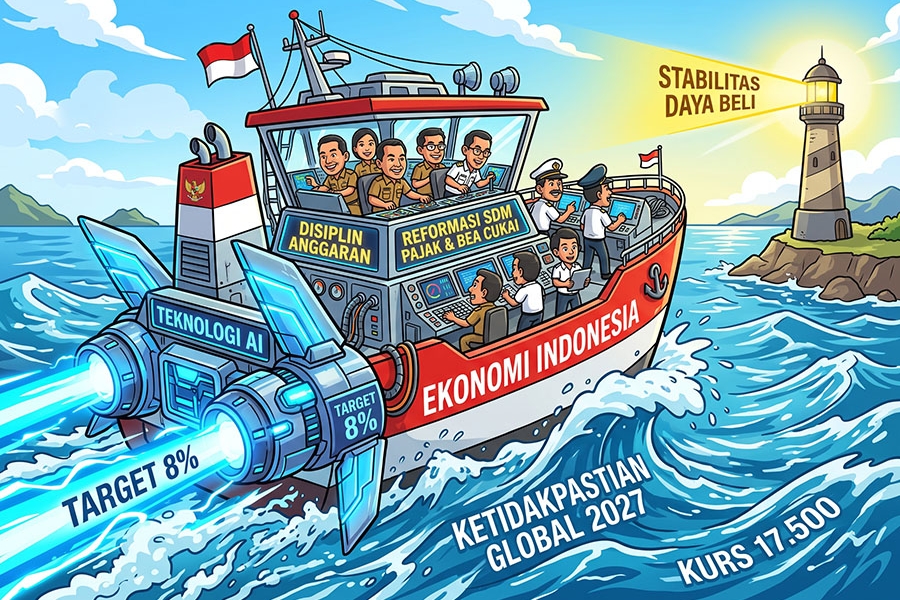 Kewaspadaan Fiskal 2027: Antara Ketidakpastian Global, Akselerasi Pertumbuhan Berbasis Teknologi, dan Reformasi SDM Perpajakan