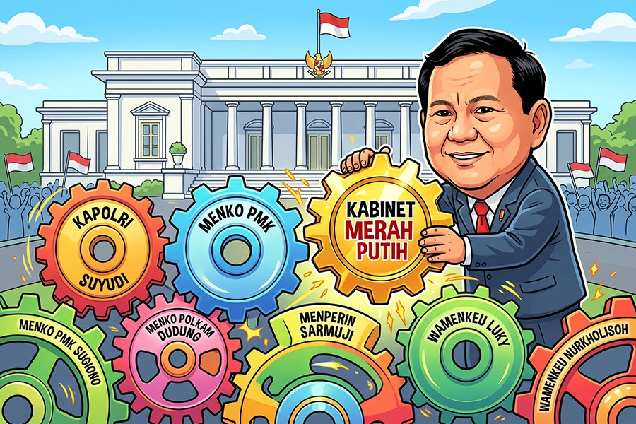 Prabowo Bongkar Pasang 16 Pejabat Penting Kabinet Merah Putih: Siasat Baru Perkuat Tim Ekonomi, Pertahanan, dan Kepolisian Nasional!