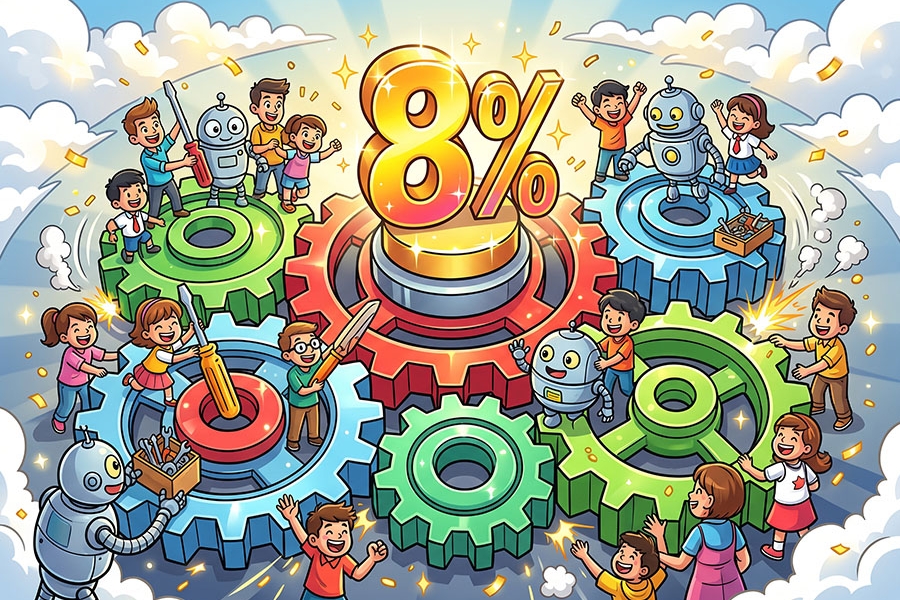 8 Percent Economic Target Set to Avoid Demographic Trap as Job Absorption Shrinks: Can Consumer Optimism Sustain the National Leap?