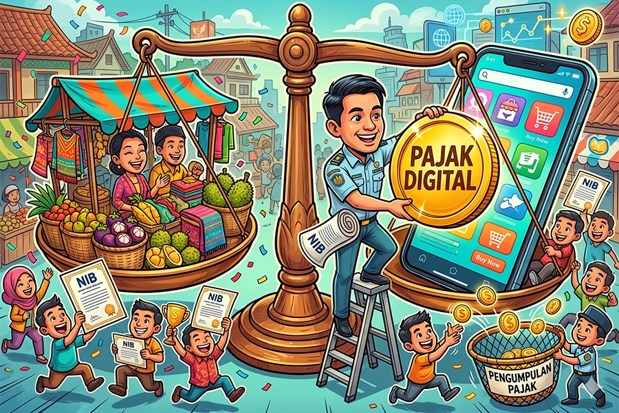Tata Kelola Niaga Elektronik 2026: Mandatori NIB, Pemblokiran Pedagang Tanpa Izin, dan Ekspansi Pungutan Pajak Digital