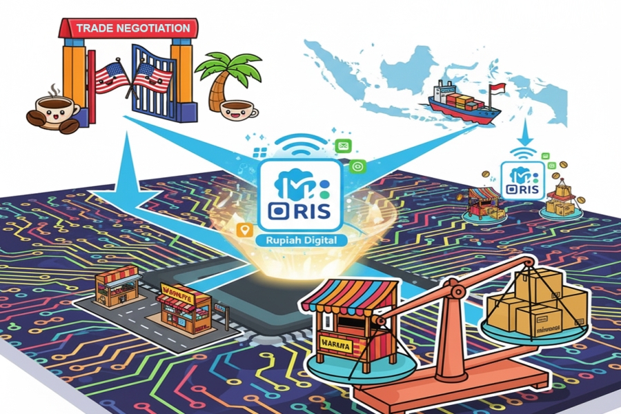 BI Luncurkan QRIS <em>Tap-In-Out</em> & Siapkan Rupiah Digital di Tengah Negosiasi AS-RI dan Isu Warung Madura