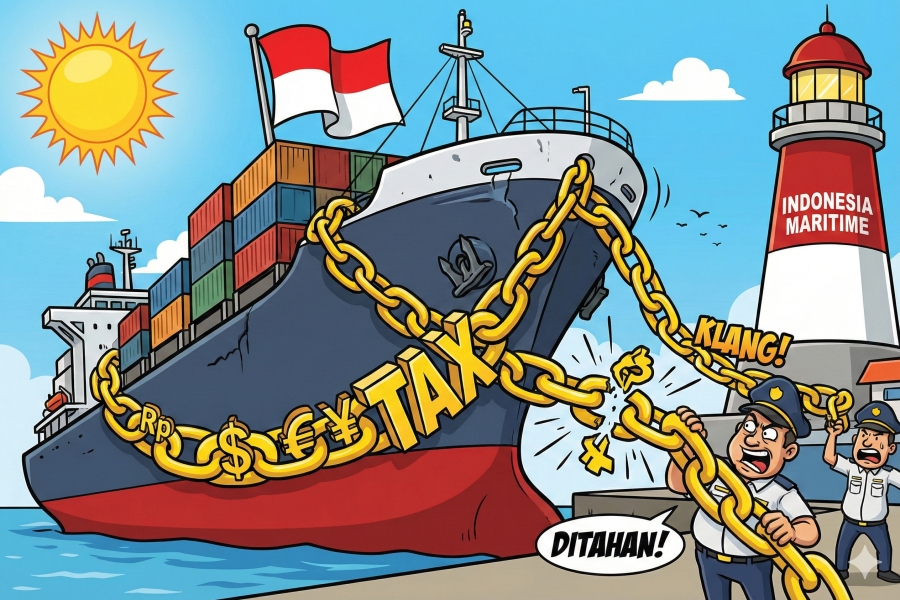 Celah Pajak Kapal Asing Ditutup Rapat, Era 'No Tax No Sail' Segera Dimulai!