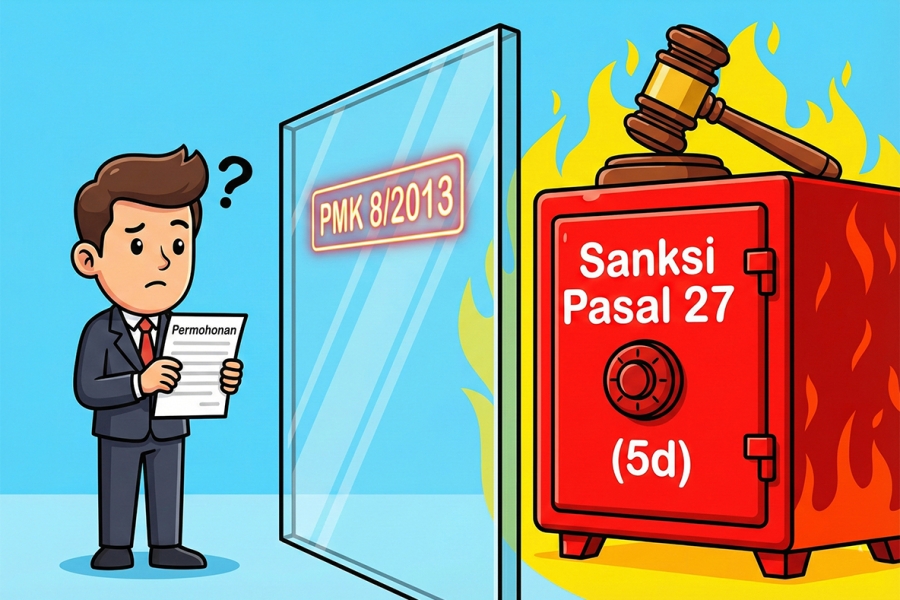 Implikasi Yuridis PMK 8/2013: Denda Penagihan berdasarkan Pasal 27 (5d) KUP Tidak Dapat Dihapuskan Melalui Permohonan Administratif
