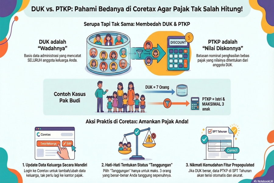 Jangan Sampai Bayar Pajak Lebih Mahal! Ini Rahasia Hubungan DUK dan PTKP di Coretax yang Wajib Anda Tahu