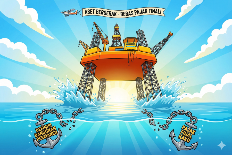 Kaki Rig Tidak Permanen, Pajak Final Pun Dibatalkan: Batasan Hukum PPh Jasa Konstruksi dalam Sengketa Triliunan Rupiah