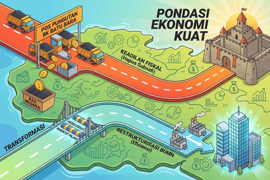 Konsolidasi Fiskal dan Restrukturisasi BUMN: Purbaya Siapkan Insentif Merger dan Pungut Bea Keluar Batu Bara