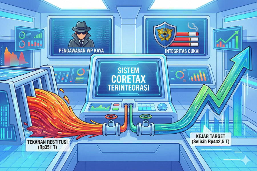 Modernisasi Administrasi dan Tantangan Likuiditas Fiskal: Strategi Penuntasan Target Pajak 2025