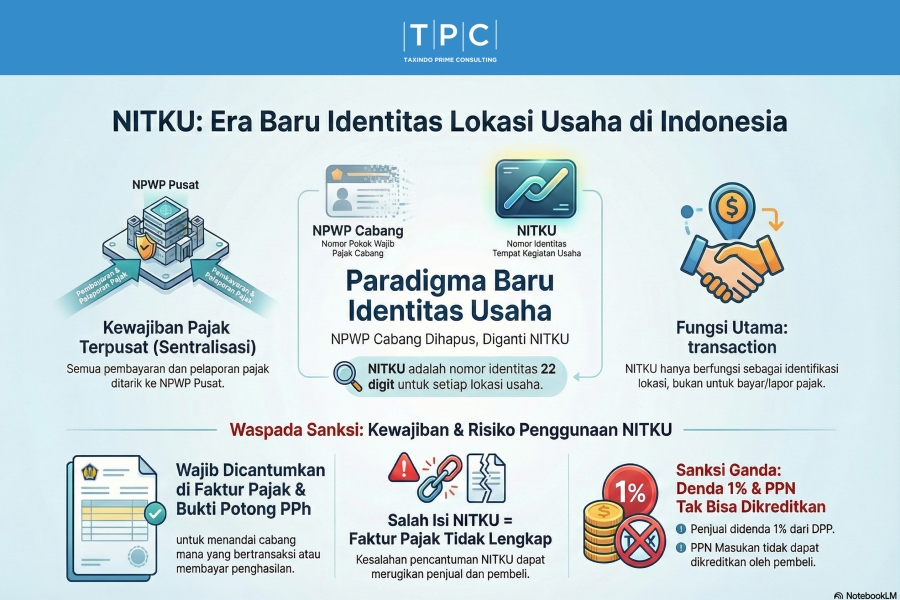 NITKU: Era Baru Identitas Lokasi Usaha dalam Sistem Coretax