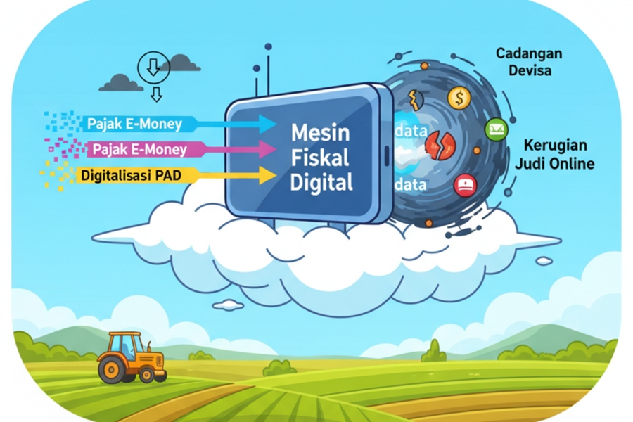 Pajak Global Sasar E-Money, Daerah Genjot Digitalisasi Pajak