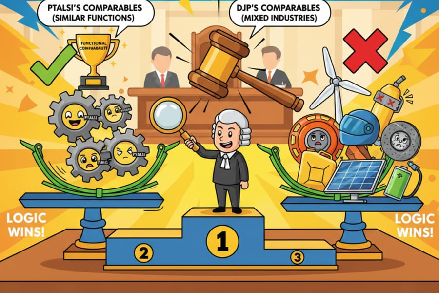 Tax Court Rejects DJP's Selection of Comparable Companies Based on Profitability Size