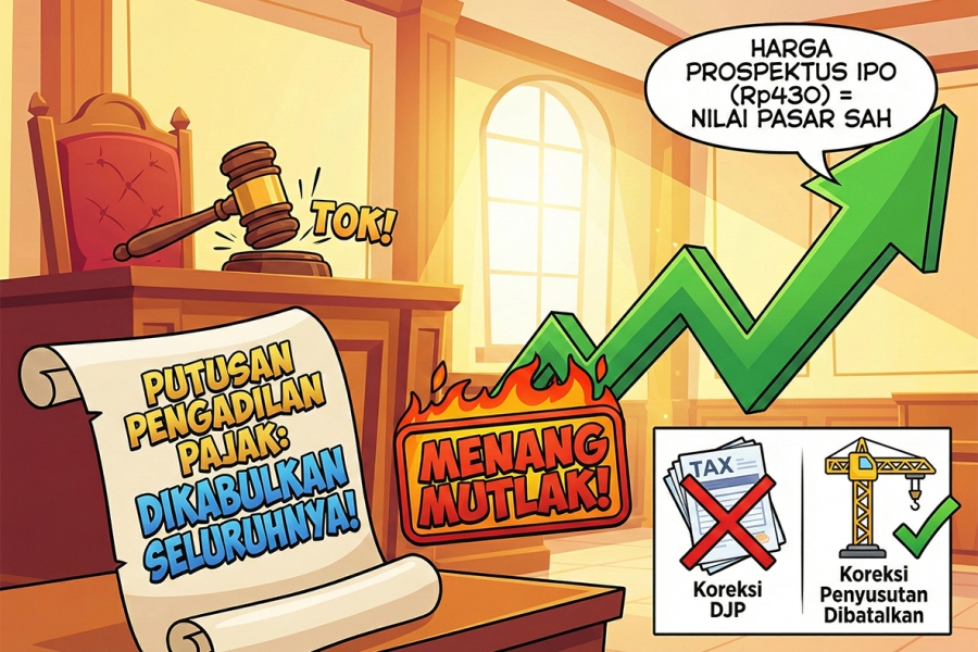 Piutang Jadi Saham IPO: PT PM Menang Sepenuhnya Lawan Koreksi Nilai Konversi