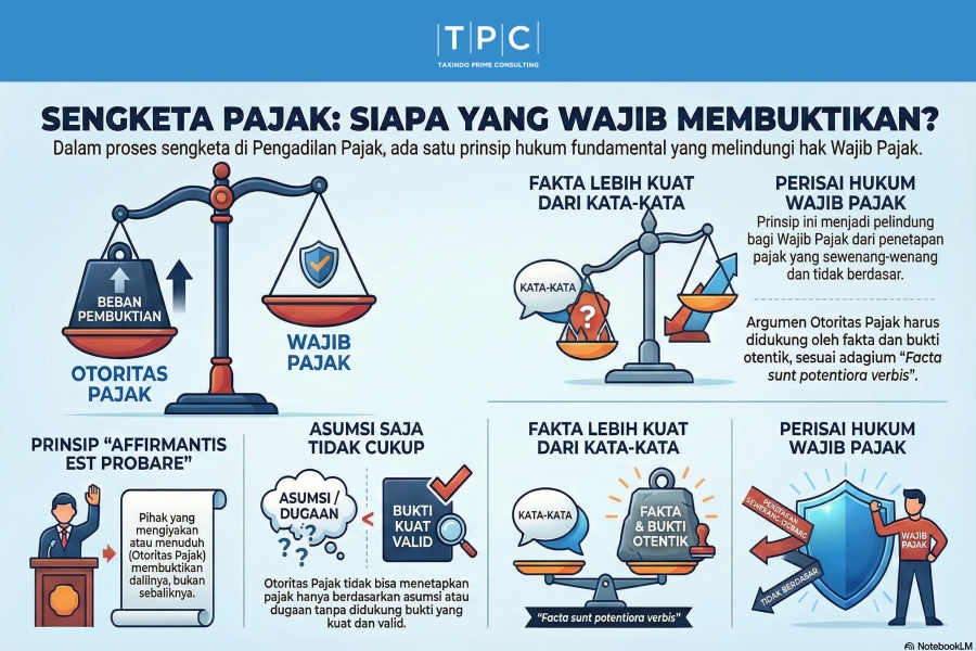Prinsip Affirmantis Est Probare: Dinamika Beban Pembuktian dalam Sengketa Pajak