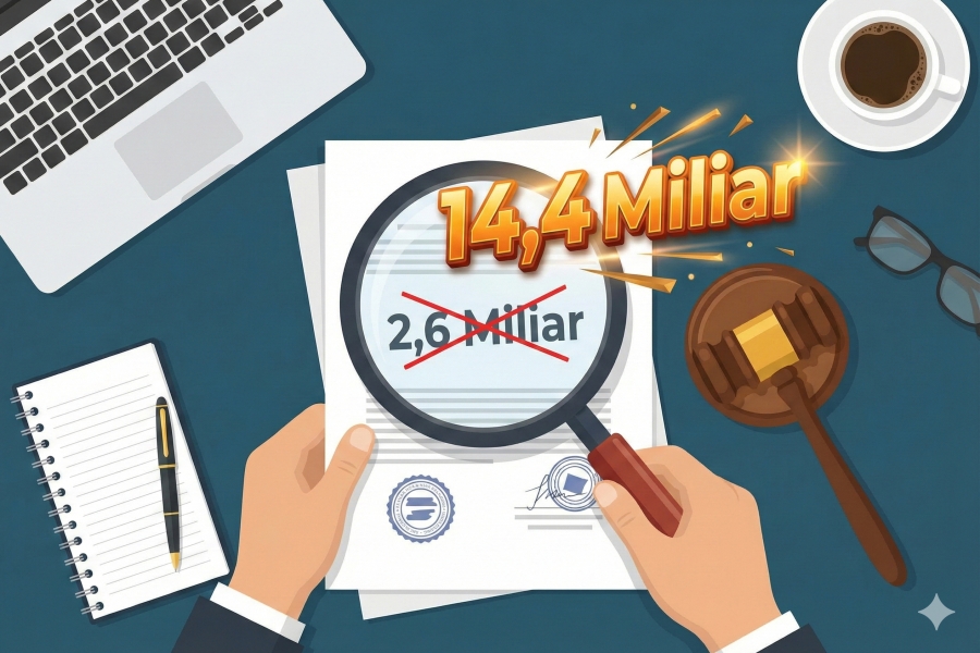 Putusan Pengadilan Pajak Salah Ketik Angka! DPP PPh 26 Atas Royalti PT GTS Naik Drastis dari Rp2,6 Miliar Menjadi Rp14,4 Miliar Pasca Pembetulan