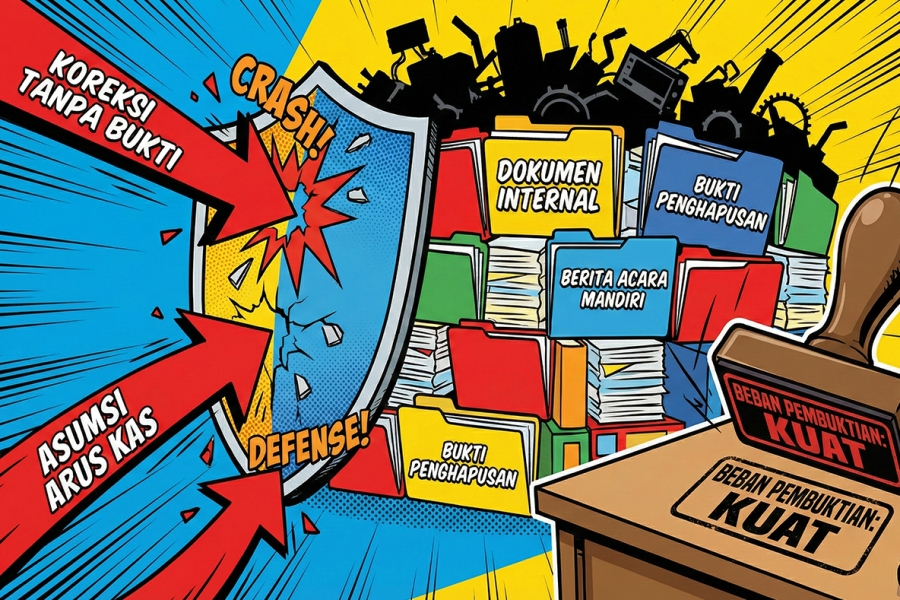 Sengketa Pembuktian Penghapusan Aktiva Tetap Tanpa Berita Acara, Hasil Akhir Tetap Tidak Terhutang PPN