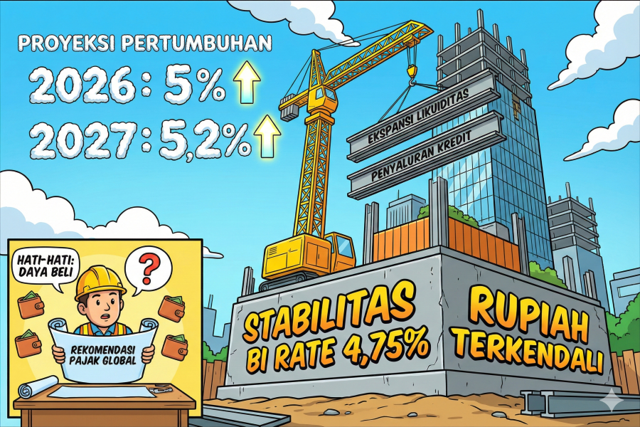 Stabilitas Moneter dan Proyeksi Pertumbuhan Jangka Panjang: Kebijakan Suku Bunga BI dan Respons Terhadap Rekomendasi Global