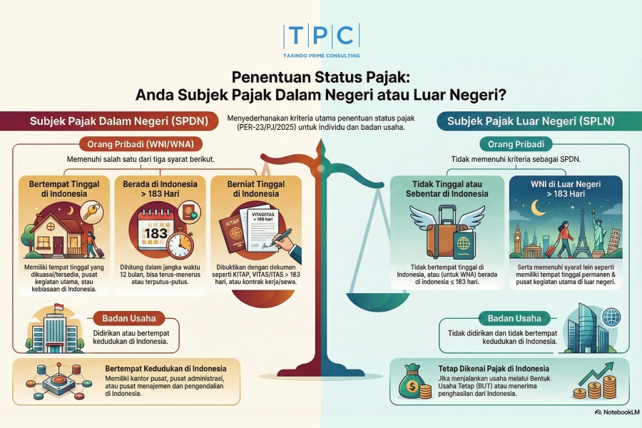 Subjek Pajak: Siapa yang Termasuk Dalam Negeri dan Luar Negeri (PER 23/2025)?