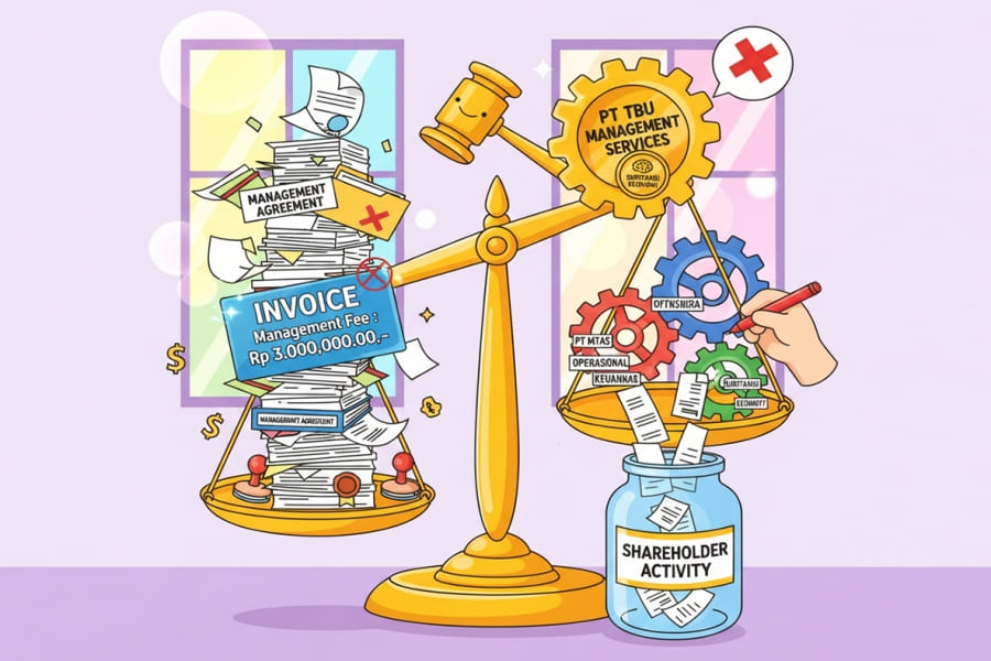 No Evidence of Management Services<br />
The Tax Court Panel of Judges Maintains Correction of IDR 3 Billion!