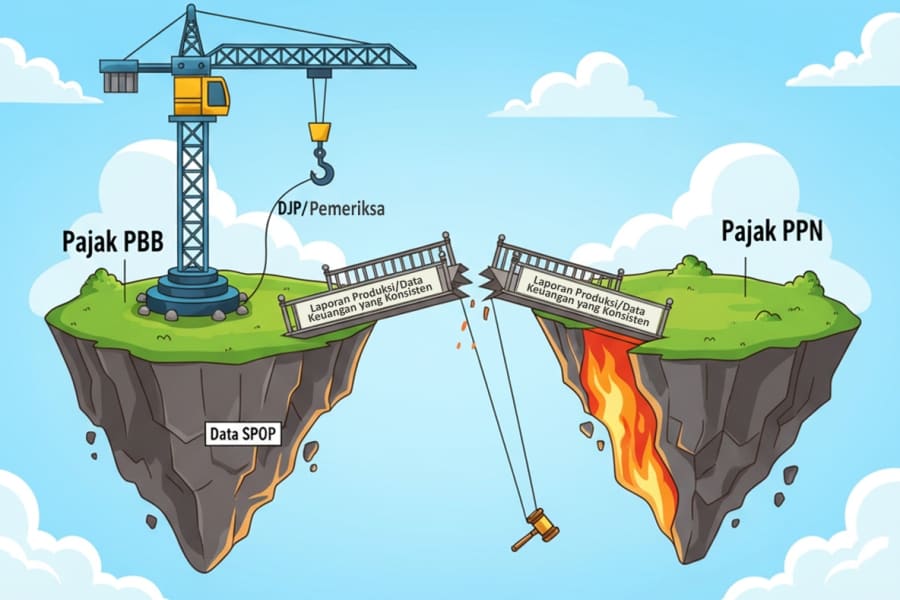 Palm Oil Company PT LSS Loses VAT Appeal for Failure to Submit Production Report: Land and Building Tax (PBB) Tax Return (SPOP) Used as Tool to Correct VAT Taxpayer