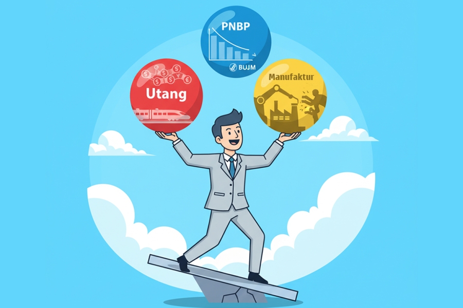 Tiga Isu Ekonomi Genting: Dari Utang Kereta Cepat, PNBP Tertekan, Hingga Ancaman Deindustrialisasi