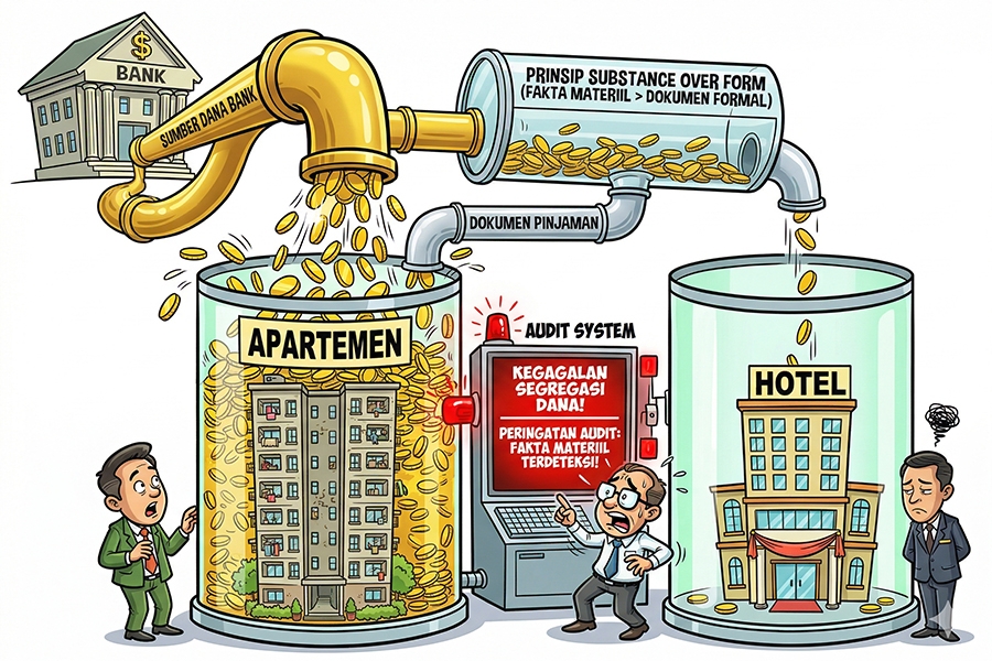 Jebakan Pinjaman Bank Ganda: Putusan Pengadilan Pajak Menegaskan Biaya Bunga Proyek PPh Final Wajib Dikoreksi!