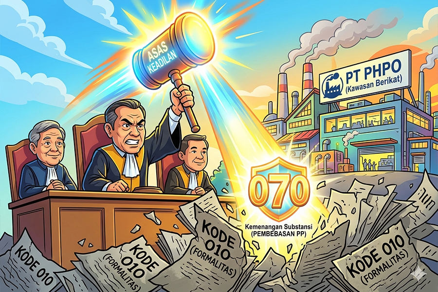 <b>Koreksi PPN Rp4 Miliar Dibatalkan! Kekuatan Asas Keadilan Majelis Menang Atas Syarat Formal Kode Faktur Pajak Kawasan Berikat </b>