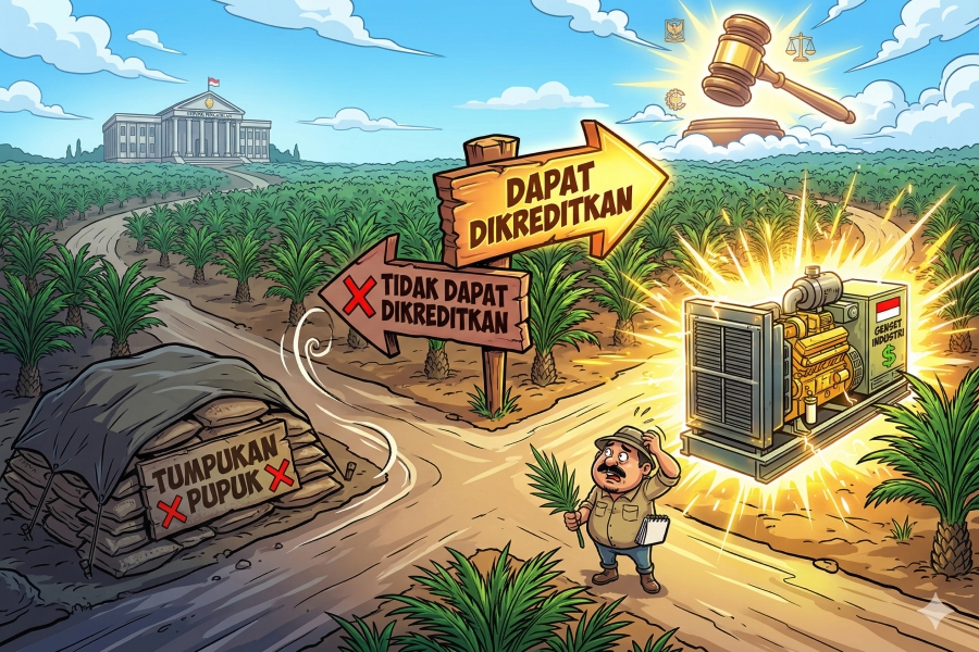 Nasib Pajak Masukan Genset vs. Pupuk: Studi Kasus Pengkreditan PPN di Masa Pra-Operasi Sektor Sawit