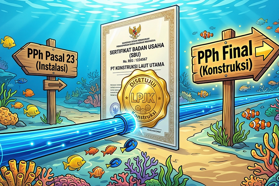 Sertifikasi Konstruksi Lebih Kuat dari Undang-Undang Baru? Analisis Kekalahan Wajib Pajak dalam Sengketa PPh Final Instalasi Kabel Bawah Laut