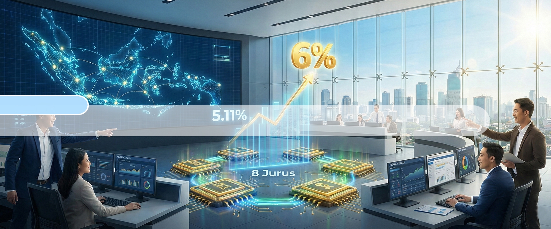 Berita - Ekonomi RI Siap Meroket 6 Persen? Ini 8 Jurus Sakti Rosan dan Strategi Cuan Purbaya!