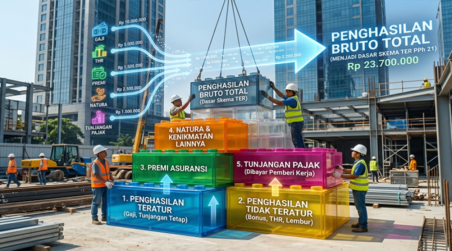 Fondasi PPh 21 Pegawai Tetap: Membedah Komponen Penghasilan Bruto

