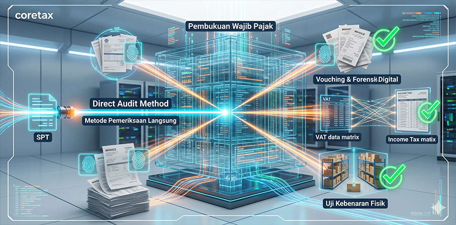 Metode Pemeriksaan Langsung (Direct Audit Method): Tulang Punggung Pengujian Kepatuhan di Era Transparansi Coretax
