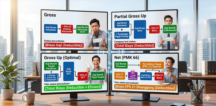 Strategi Pemotongan Gaji: Membedah 4 Metode Penghitungan PPh Pasal 21 dan Dampaknya pada PPh Badan
